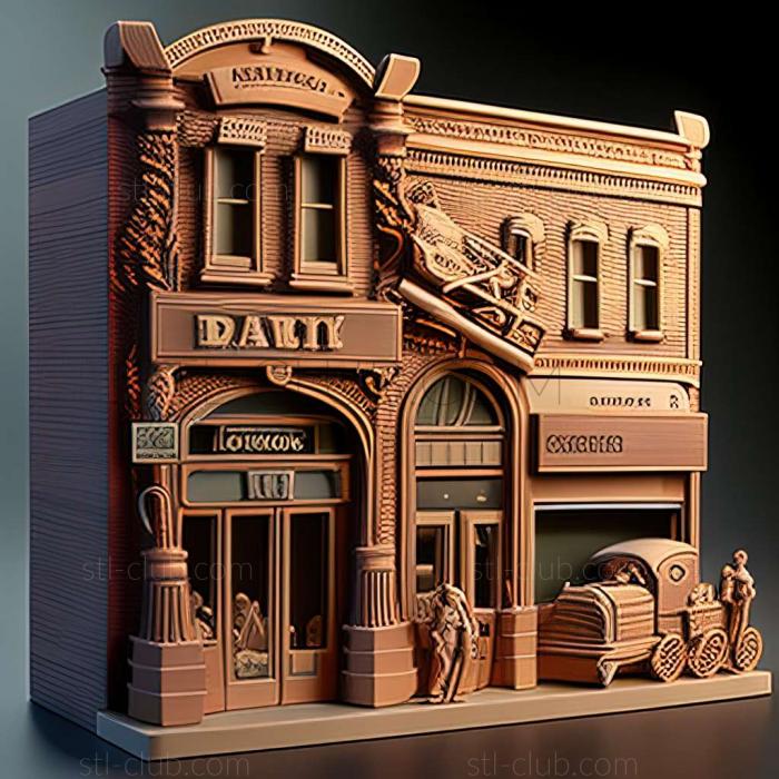 3D model main street (STL)